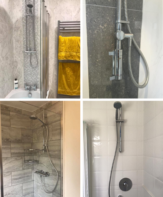 shower repairs and shower installations